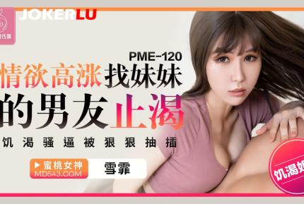 PME-120 情欲高漲找妹妹的男友止渴 饑渴騷逼被狠狠抽插